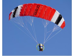 Cloud 0.5 1.48M RC Paramotor Wing With Backpack Kit Version - Red